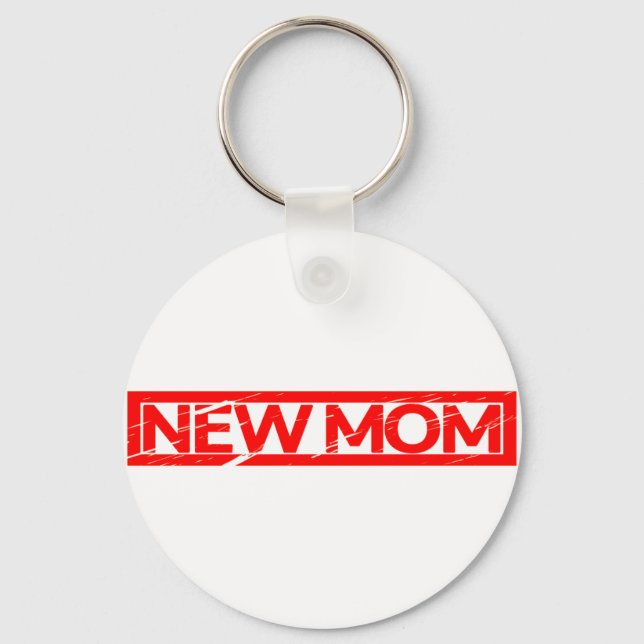 New Mum Stamp Key Ring (Front)