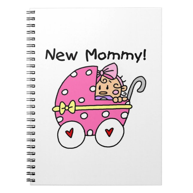 New Mummy Baby Girl Gifts Notebook (Front)