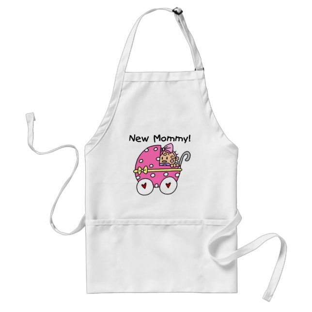 New Mummy Baby Girl Tshirts and Gifts Standard Apron (Front)