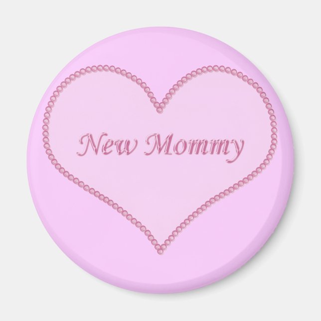 New Mummy Magnet, Pink Magnet (Front)