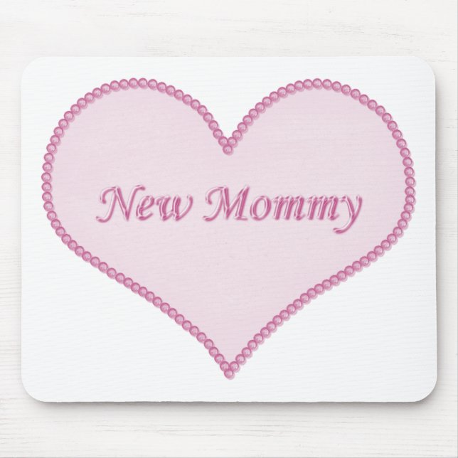 New Mummy Mousepad, Pink Mouse Pad (Front)