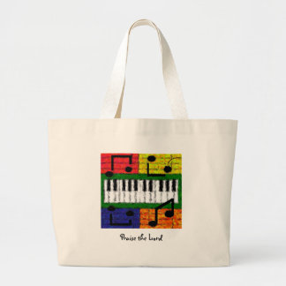 NEW MUSIC LARGE TOTE BAG