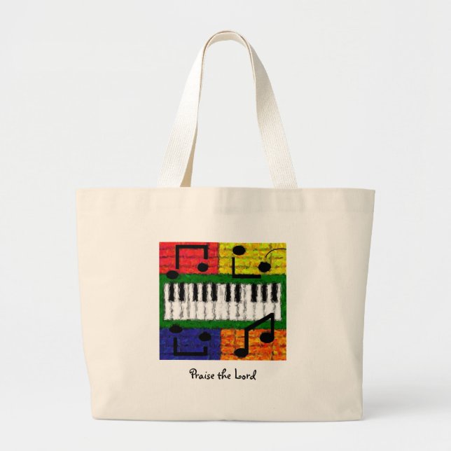 NEW MUSIC LARGE TOTE BAG (Front)