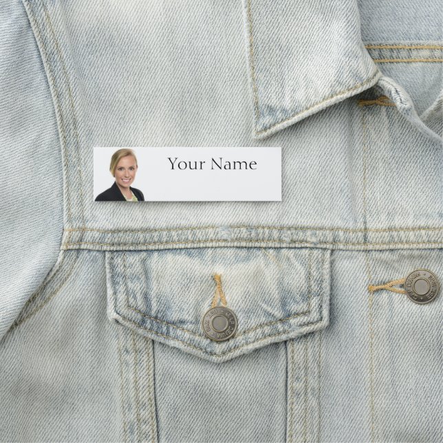 NEW! Name Tag - 3.5" X 1" Rectangle  (In Situ)