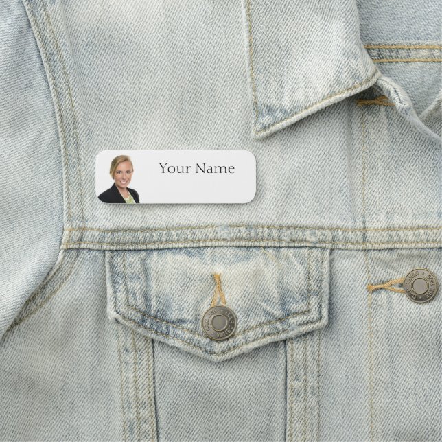 NEW! Name Tag - 3" X 1" Rectangle - Rounded (In Situ)