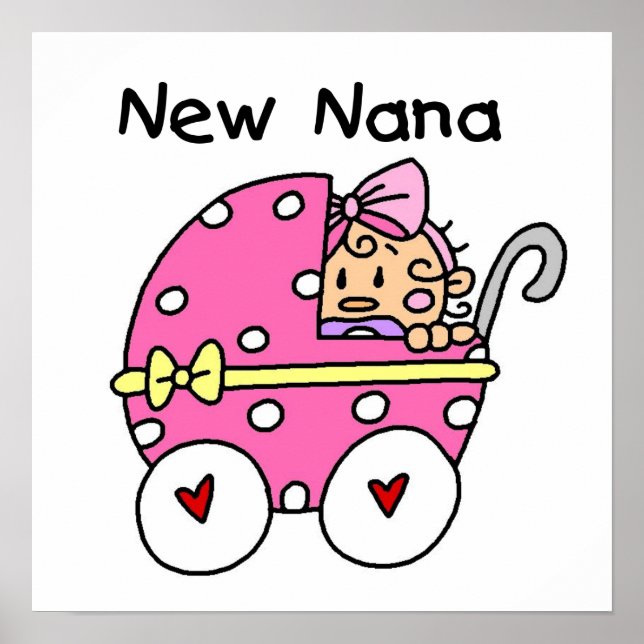 New Nana Baby in Carriage Gifts Poster (Front)