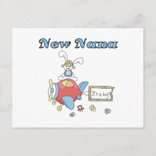 New Nana of Boy-Aeroplane Tshirts and Gifts Postcard