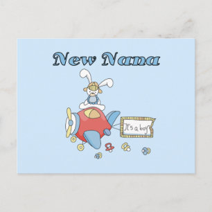 New Nana of Boy-Aeroplane Tshirts and Gifts Postcard