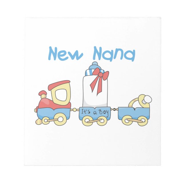 New Nana - Train Gifts Notepad (Front)