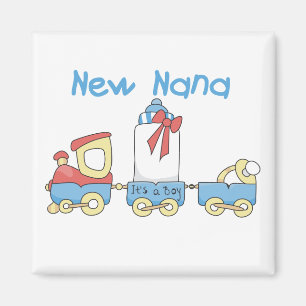 New Nana - Train Tshirts and Gift Magnet