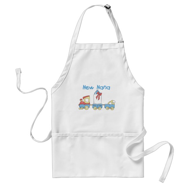 New Nana - Train Tshirts and Gift Standard Apron (Front)