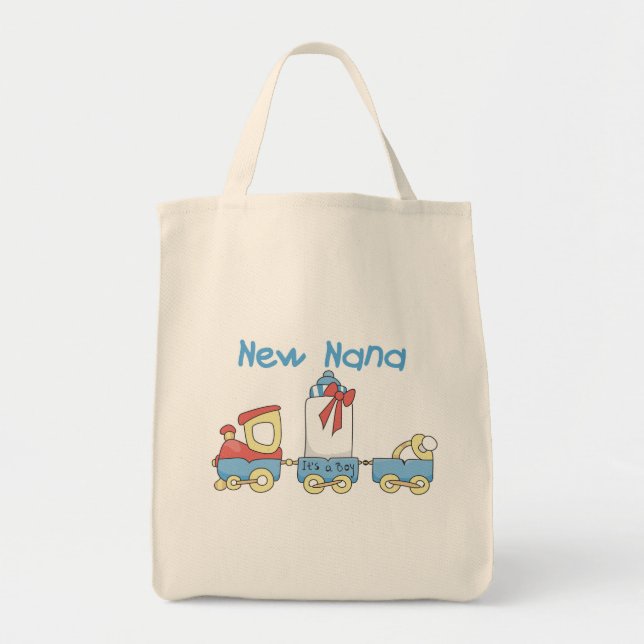 New Nana - Train Tshirts and Gift Tote Bag (Front)