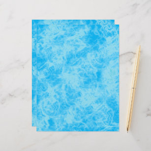 New Natural Blued Marble Scrapbooking Paper