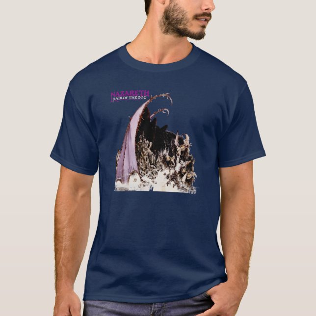 New NAZARETH Hair ofhe Dog Rock Band family T-Shirt (Front)
