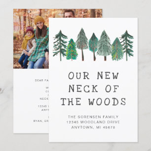 New Neck of the Woods Family Photo Moving Announcement