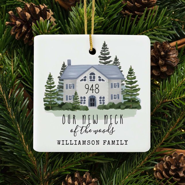 New Neck Of The Woods First Christmas New Home Ceramic Ornament (Creator Uploaded)