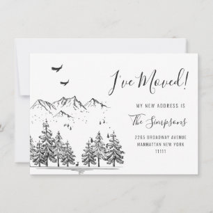 New Neck of the Woods  Moving Announcement Card