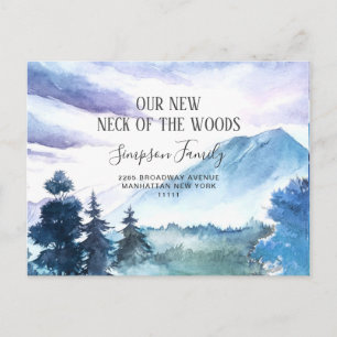 New Neck of the Woods Moving Announcement Postcard