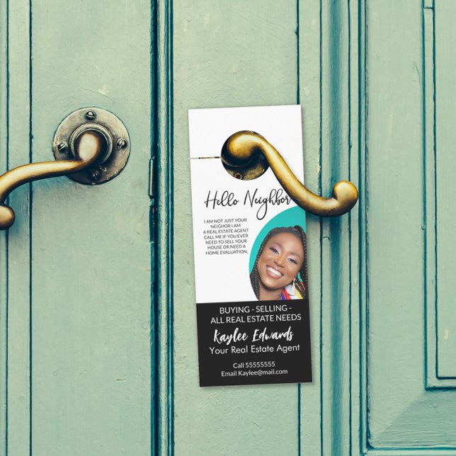 New neighbor Real Estate Agent door hanger (Creator Uploaded)