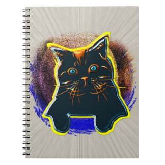 New Neon Cat T-Shirt Gel Mouse Pad Tapestry Notebook