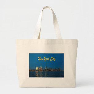 New New York City Lights Large Tote Bag