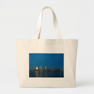 New night lights of New York City USA Large Tote Bag