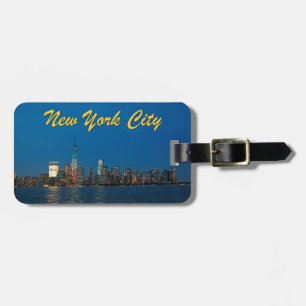 New night lights of New York City USA Luggage Tag