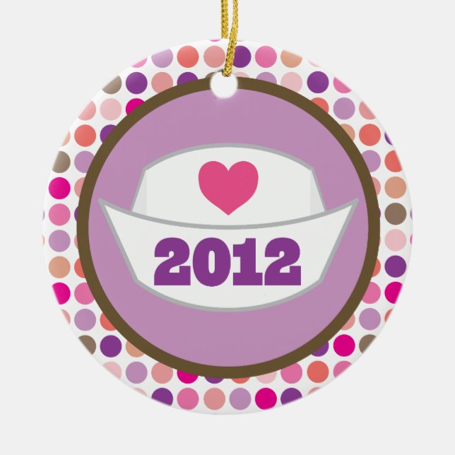 New Nurse 2012 Keepsake Ornament Gift (Front)
