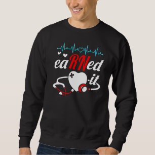 New Nurse Rn Graduation Nursing Grad Student Her H Sweatshirt