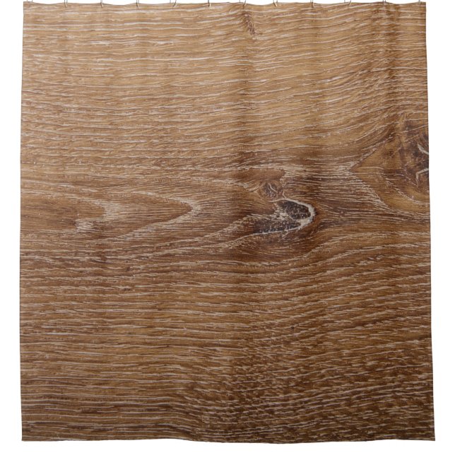 New oak parquet,  wood floor texture. background,  shower curtain (Front)
