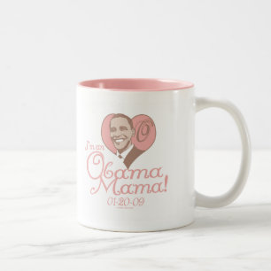 New Obama Mama 2009 Gear Two-Tone Coffee Mug