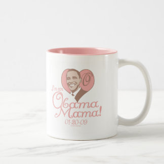 New Obama Mama 2009 Gear Two-Tone Coffee Mug