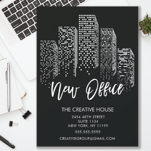 New Office City Moving Announcement