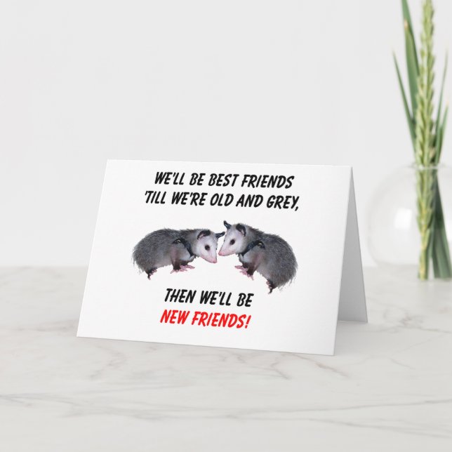 New Old Friends Card (Front)