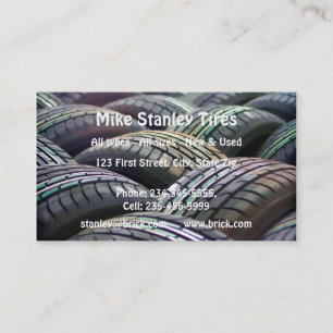 New or Used Tire sales Custom Business Business Card