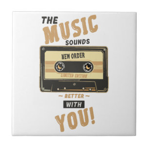 New Order - Cassette Tape Ceramic Tile