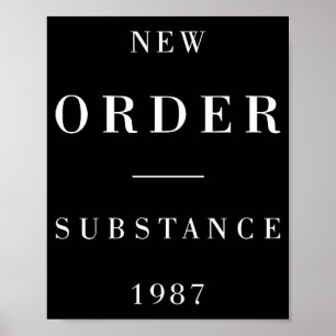 New Order Substance Hoodie Poster