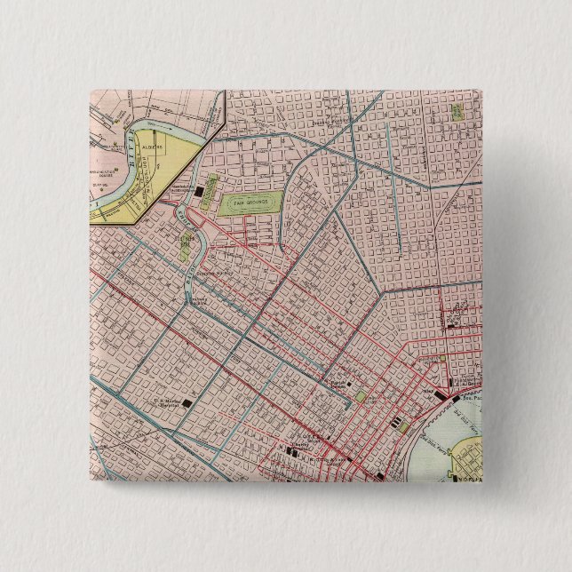 New Orleans 2 15 Cm Square Badge (Front)