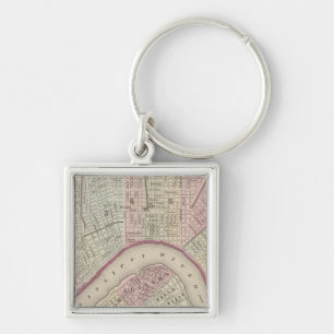 New Orleans 3 Key Ring