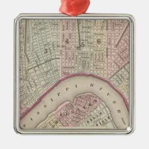 New Orleans 3 Metal Tree Decoration