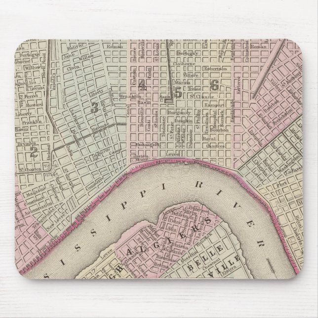 New Orleans 3 Mouse Pad (Front)