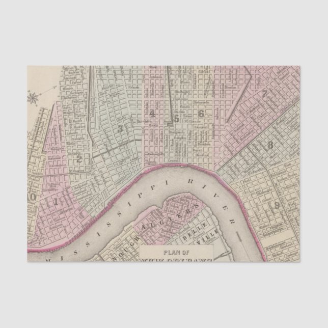 New Orleans 3 Tissue Paper (Front)