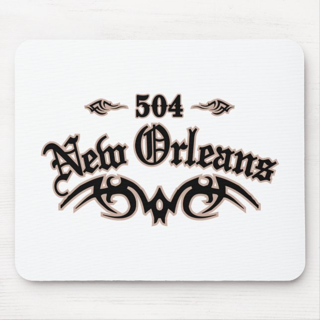 New Orleans 504 Mouse Pad (Front)