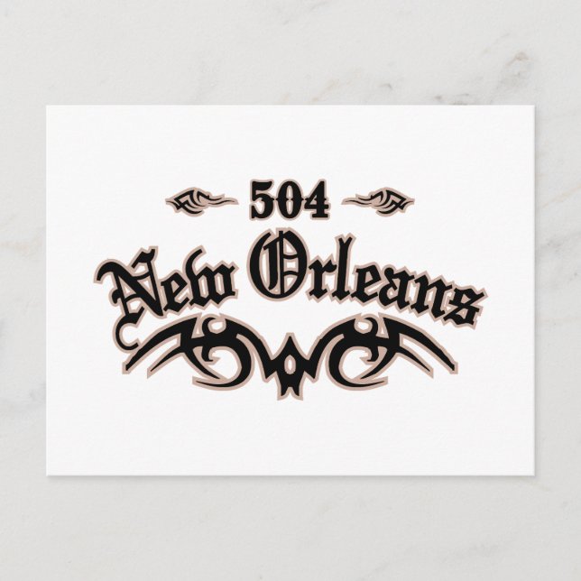 New Orleans 504 Postcard (Front)