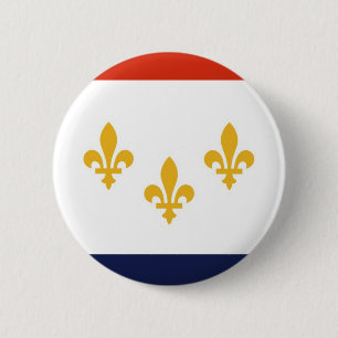 new orleans 6 cm round badge