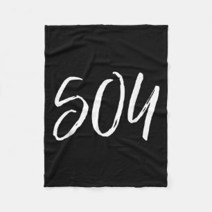 New Orleans Area Code Louisiana Gift Cool Local Qu Fleece Blanket