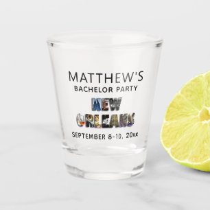 New Orleans Bachelor Party Wedding Favour Shot Glass