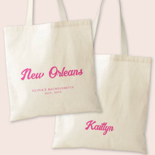 New Orleans Bachelorette Party Personalised Tote Bag