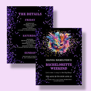 New Orleans   Bachelorette Weekend Invitation