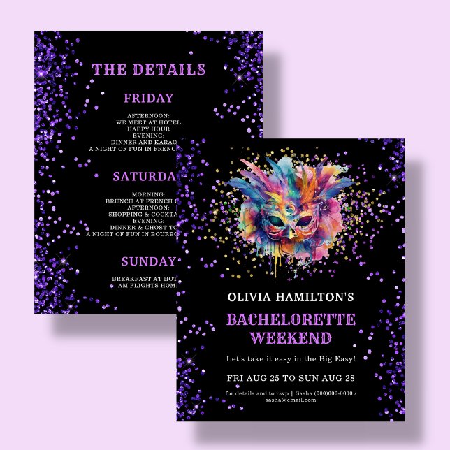 New Orleans | Bachelorette Weekend Invitation (Creator Uploaded)